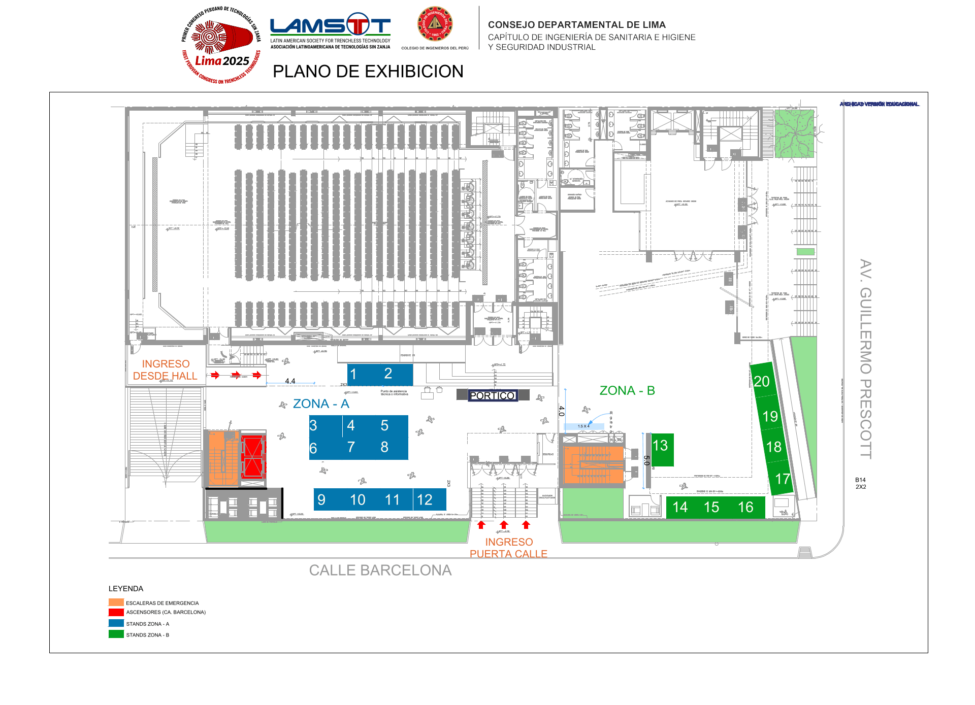 PLANO EXHIBICIÓN 1er CONGRESO PERUANO 2025