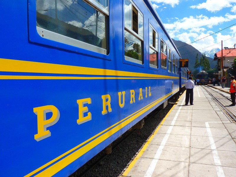 Tren hacia Machu Picchu